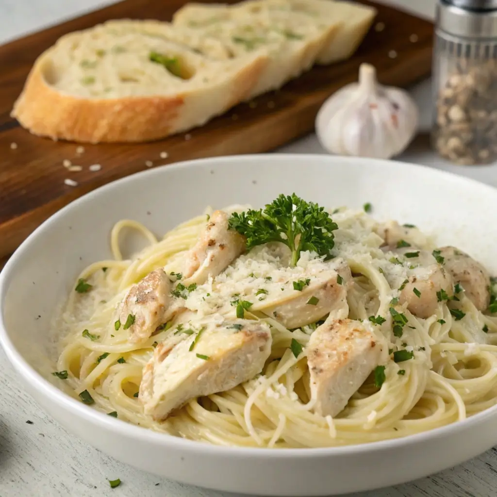 Garlic Parmesan Chicken Pasta