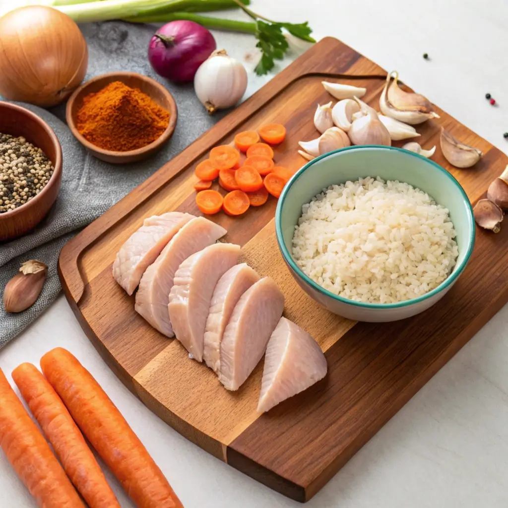 Ingredients Chicken Rice Bowl