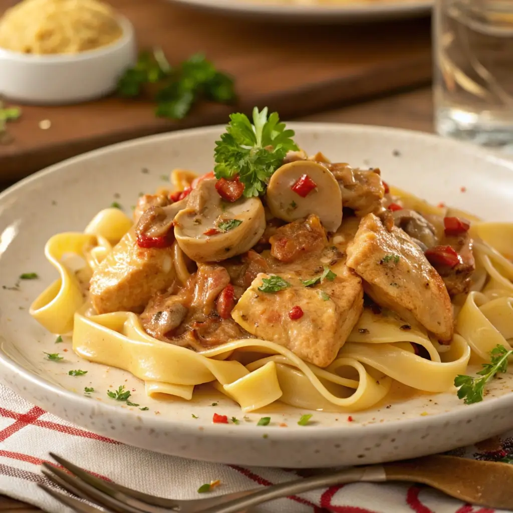 Brazilian Chicken Stroganoff