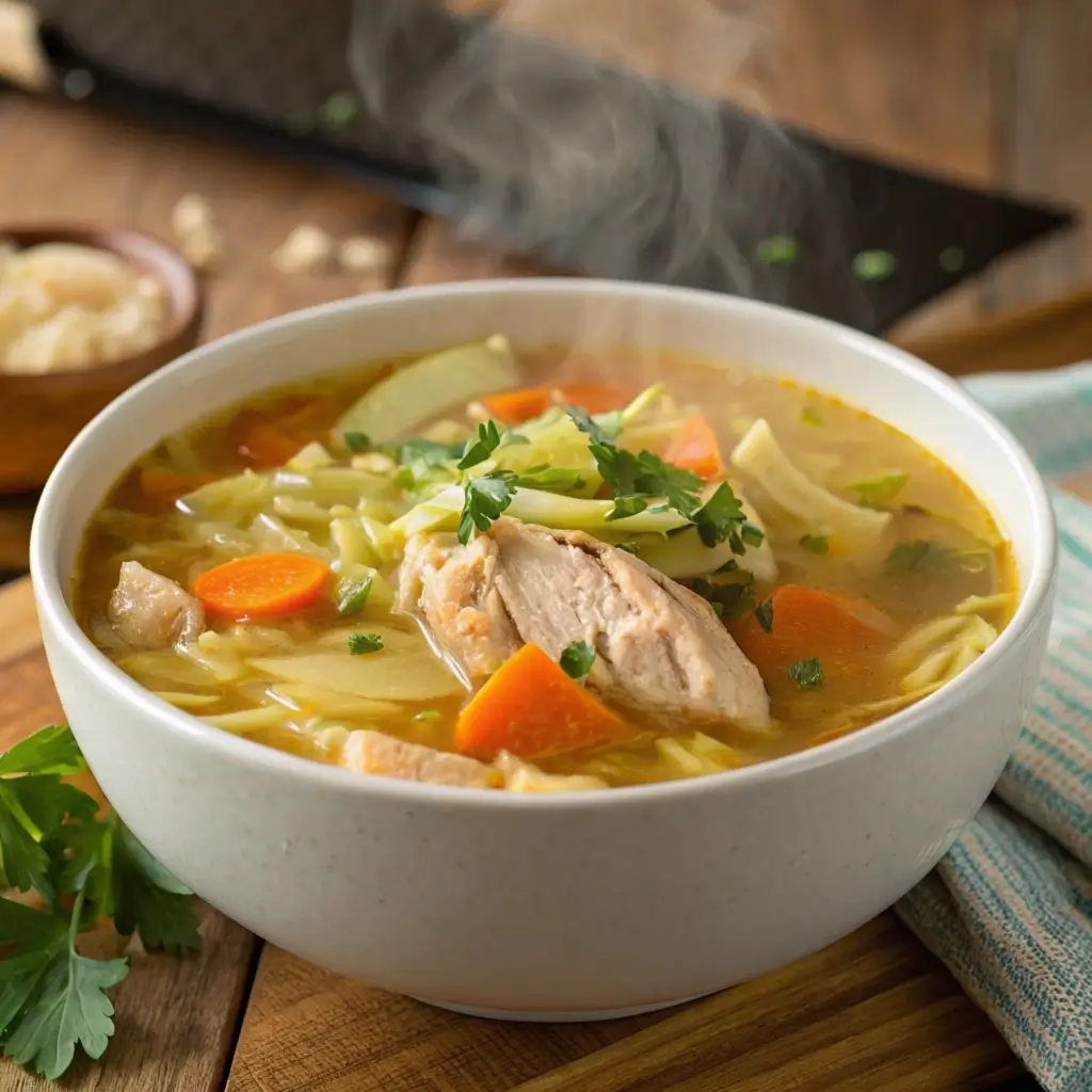 chicken cabbage soup