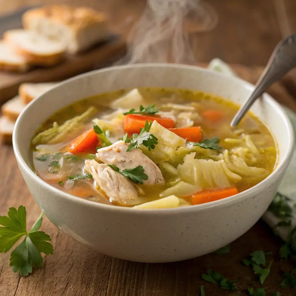 chicken cabbage soup