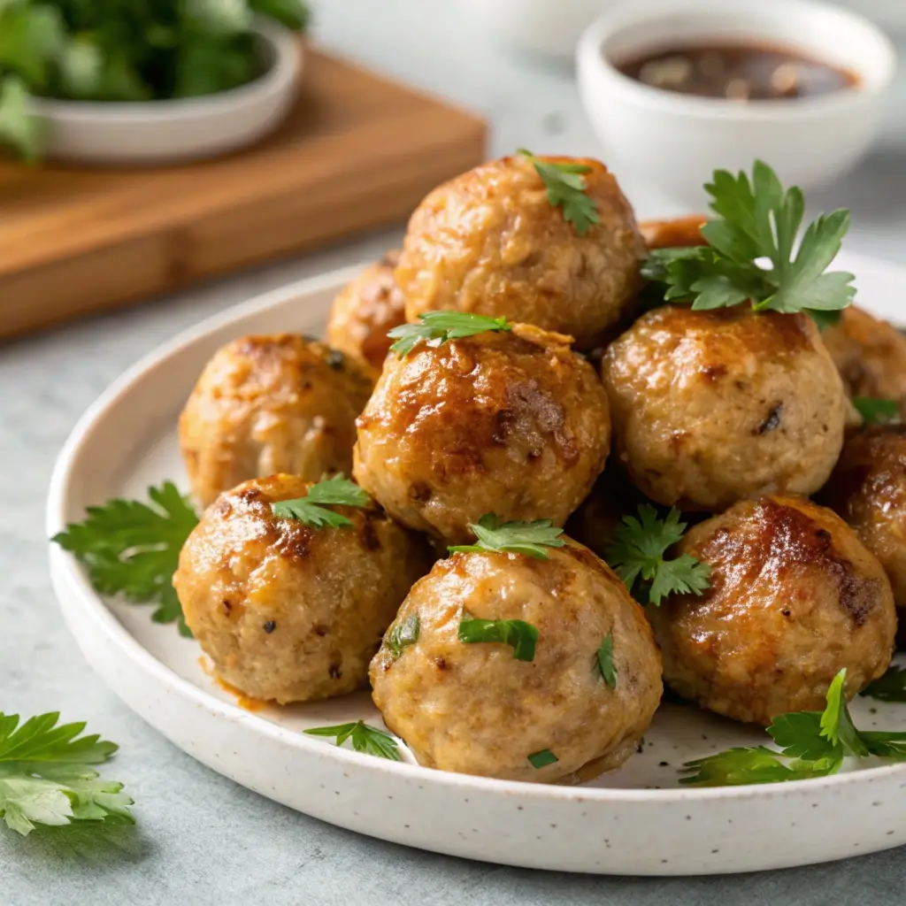 Marry Me chicken meatballs .