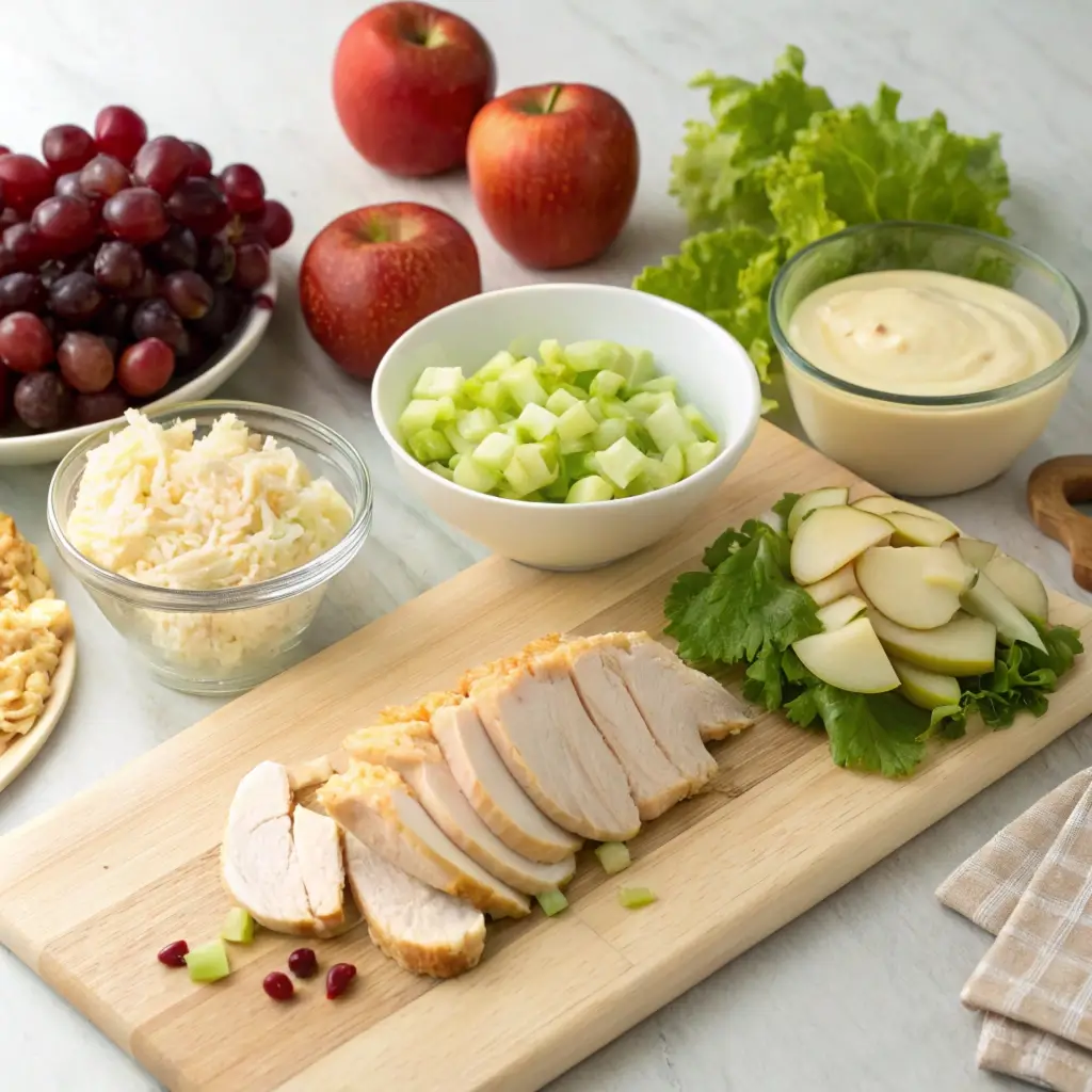 Chicken Salad ingredients